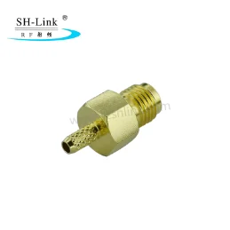 RF SMA coaxial female connector for RG316 RG174 cable